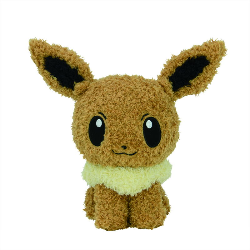 Pokemon Mokomoko Plush: Eevee (Renewal Color) image 1