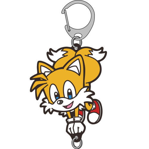 Sonic the Hedgehog Hataraku Tsumamare Key Ring: Tails (Re-run) image 1