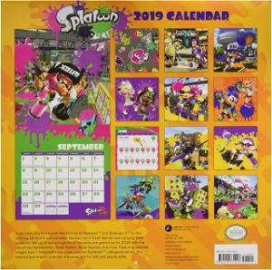 Splatoon 2019 Wall Calendar
