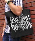 Yu Yu Hakusho Large Tote Bag Black thumbnail 2