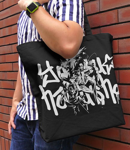 Yu Yu Hakusho Large Tote Bag Black image 2