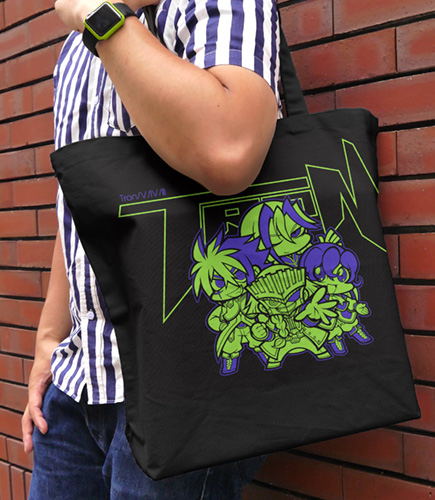 Yu-Gi-Oh! Zexal - Tron Family Large Tote Bag Black image 2