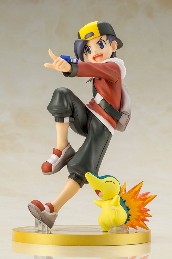 ARTFX J Pokemon Series 1/8 Scale Pre-Painted Figure: Ethan with Cyndaquil image 2