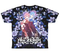 Re:Zero - Starting Life In Another World - Rem And Ram Double-sided Full Graphic T-shirt (M Size)
