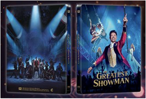 The Greatest Showman (4K UHD+BD) (2-Disc) (Double Lenticular Full Slip Steelbook B)