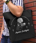 Ms. Vampire Who Lives In My Neighborhood. - Sophie Twilight Large Tote Bag Black thumbnail 2
