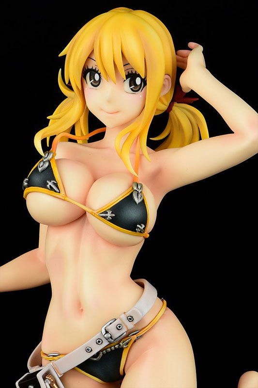 Fairy Tail 1/6 Scale Pre-Painted Figure: Lucy Heartfilia Swimsuit Gravure Style Limited Edition Noir image 4
