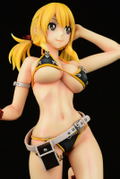 Fairy Tail 1/6 Scale Pre-Painted Figure: Lucy Heartfilia Swimsuit Gravure Style Limited Edition Noir thumbnail 8