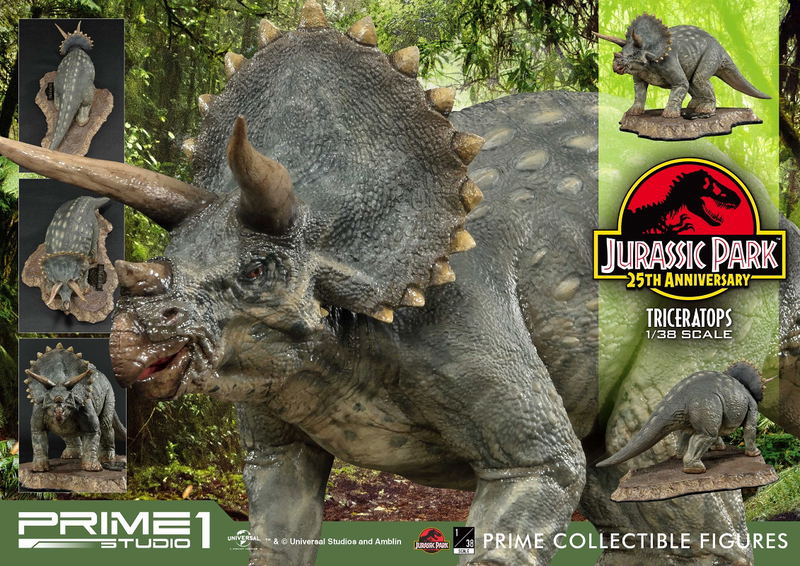 Jurassic Park Prime Collectible 1/38 Scale Figure: Triceratops image 24