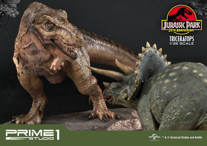 Jurassic Park Prime Collectible 1/38 Scale Figure: Triceratops image 37