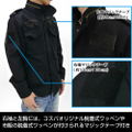 Mobile Suit Gundam 0080: War In The Pocket - Cyclops Squad M-65 Jacket Black (M Size) thumbnail 3