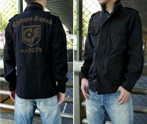 Mobile Suit Gundam 0080: War In The Pocket - Cyclops Squad M-65 Jacket Black (M Size) image 6