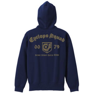 Mobile Suit Gundam 0080: War In The Pocket - Cyclops Squad Zippered Hoodie Navy (L Size)_