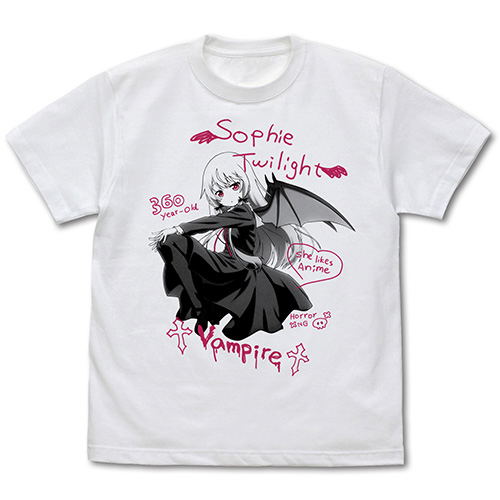 Ms. Vampire Who Lives In My Neighborhood. - Sophie Twilight T-shirt White (XL Size) image 1