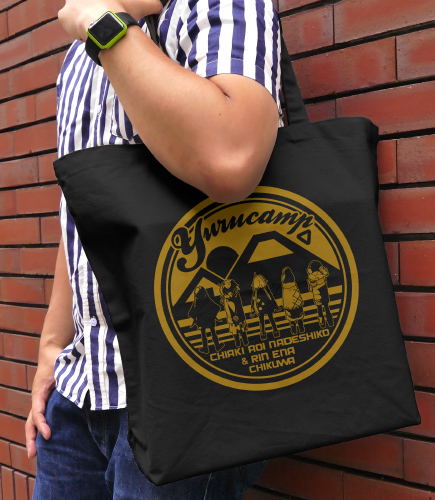 Yurucamp Large Tote Bag Black image 2