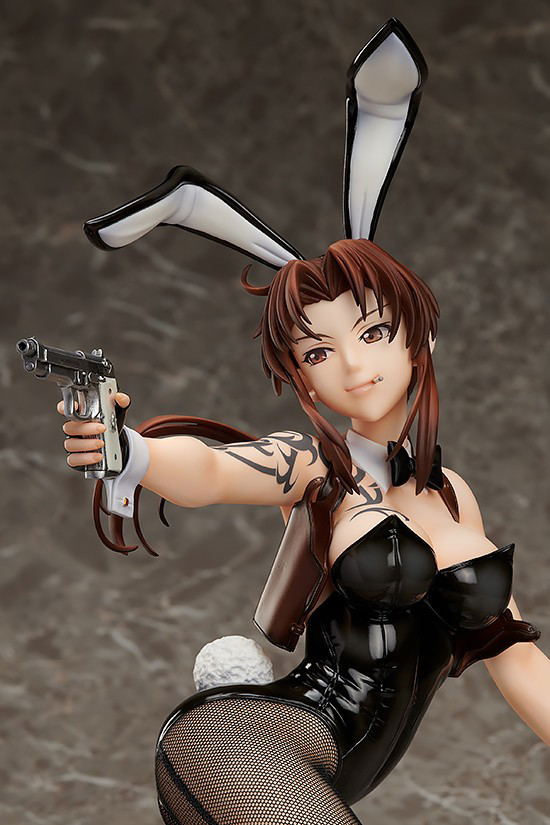 Black Lagoon 1/4 Scale Pre-Painted Figure: Revy Bunny Ver. image 11