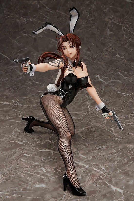 Black Lagoon 1/4 Scale Pre-Painted Figure: Revy Bunny Ver. image 3