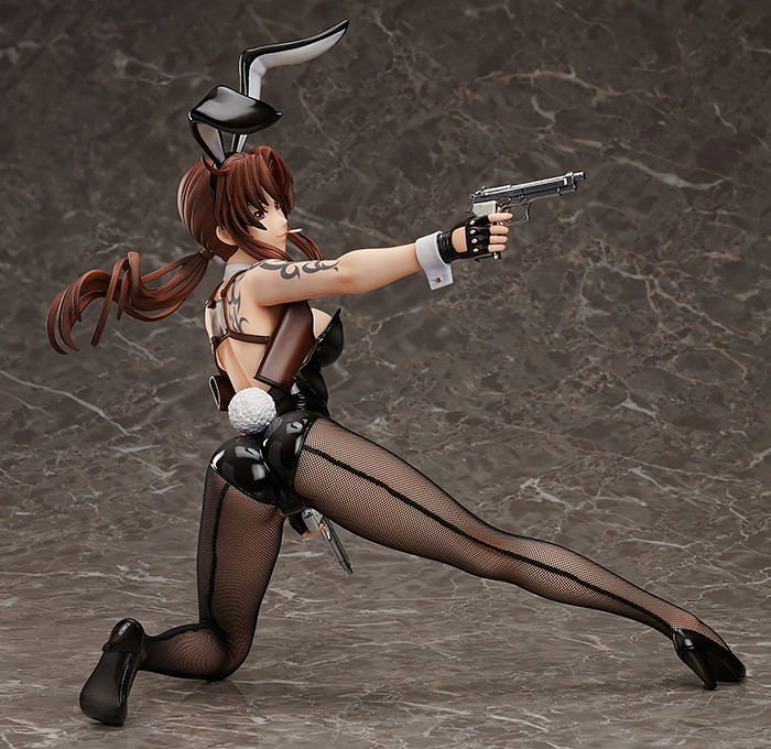 Black Lagoon 1/4 Scale Pre-Painted Figure: Revy Bunny Ver. image 6