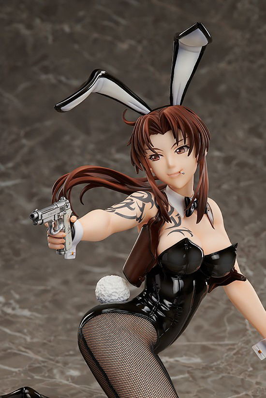 Black Lagoon 1/4 Scale Pre-Painted Figure: Revy Bunny Ver. image 9