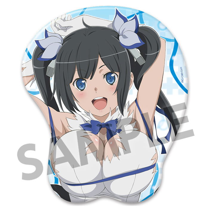 Is It Wrong to Try to Pick Up Girls in a Dungeon? Arrow of the Orion Oppai Mouse Pad: Hestia Renewal Ver. image 1