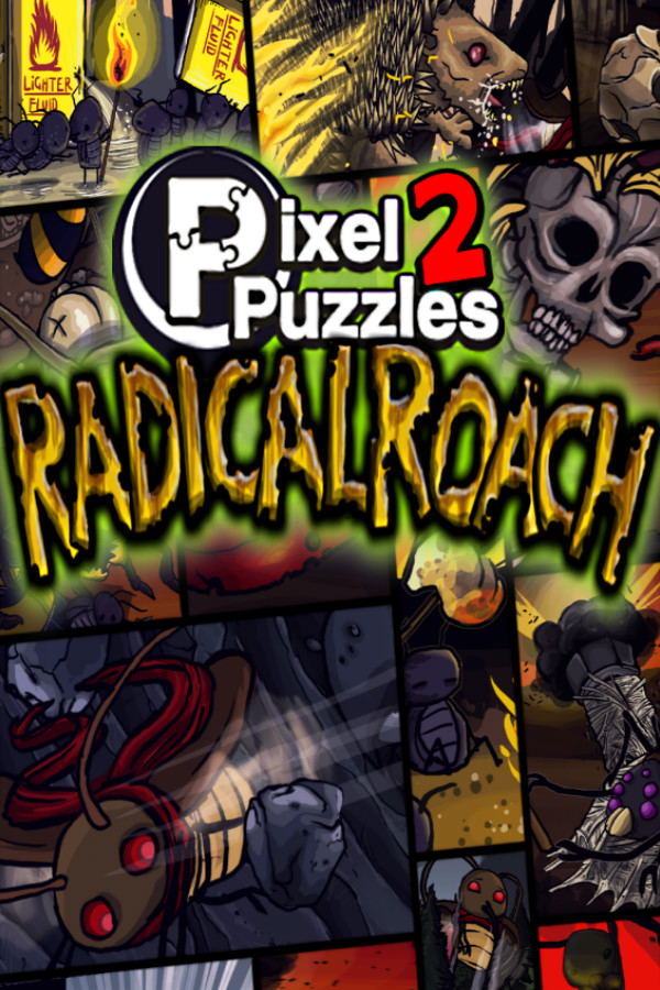 Pixel Puzzles 2: Radical Roach STEAM digital — Import Game Deal