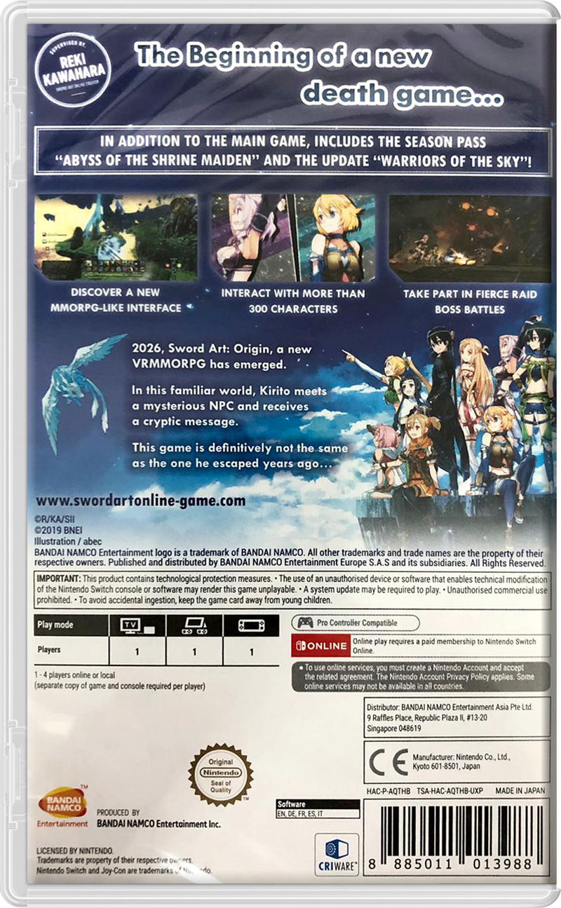 Sword Art Online: Hollow Realization (English) image 2