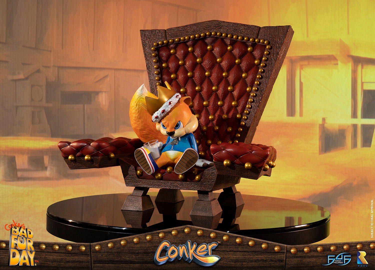 Conker's Bad Fur Day Resin Statue: Conker Standard Edition