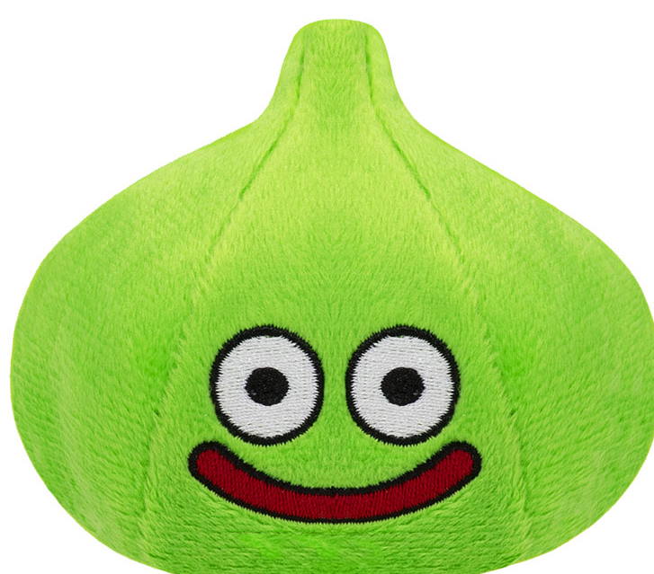 Dragon Quest Smile Slime Plush Magnet: Lime Slime