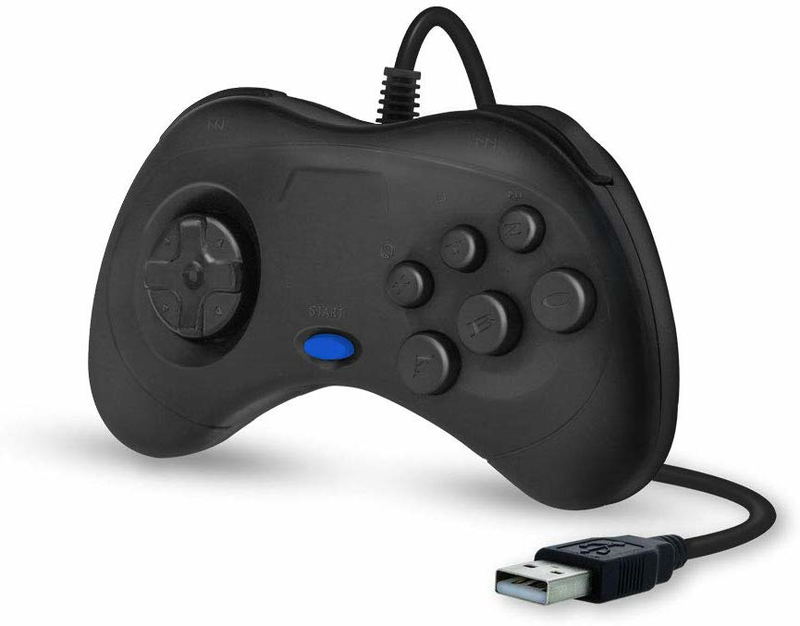 Hyperkin CirKa Saturn-Style USB Controller for PC/Mac (Black) image 2