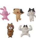 Irasutoya Party Mascot Keychains (Set of 6 pieces) thumbnail 1
