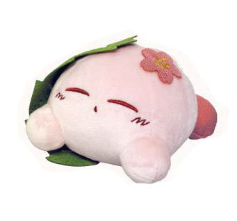 Kirby's Dream Land Fuwafuwa Collection Plush: Kirby Sakuramochi (Re-run) image 1
