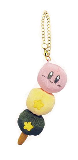 Kirby's Dream Land Fuwafuwa Collection Plush: Three-Colored Dumplings image 1