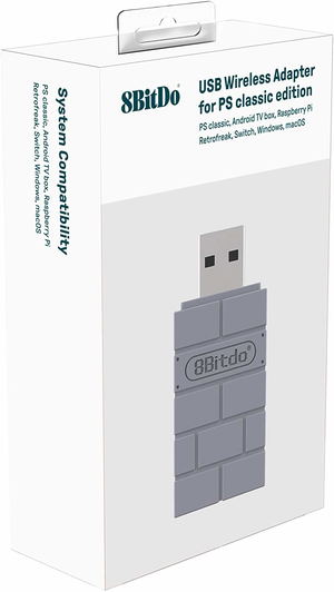 8BitDo USB Wireless Adapter for PS Classic Edition for PS, PC, Mac
