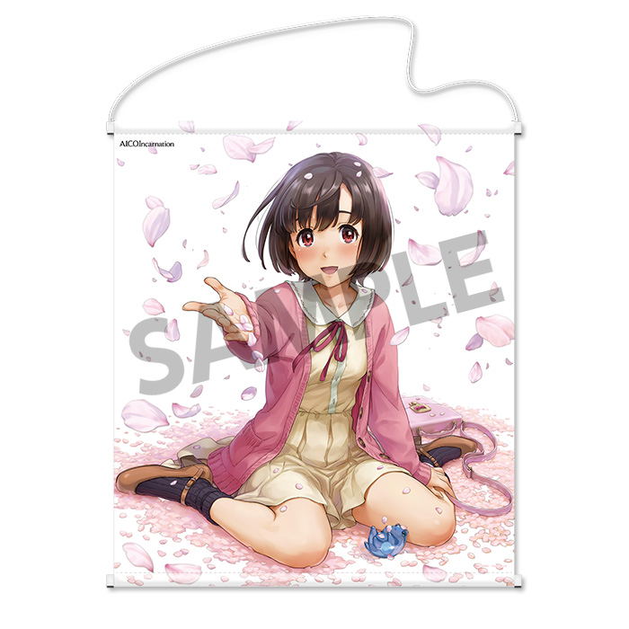 A.I.C.O. Incarnation Original Illustration Life-size Wall Scroll: Tachibana Aiko image 1