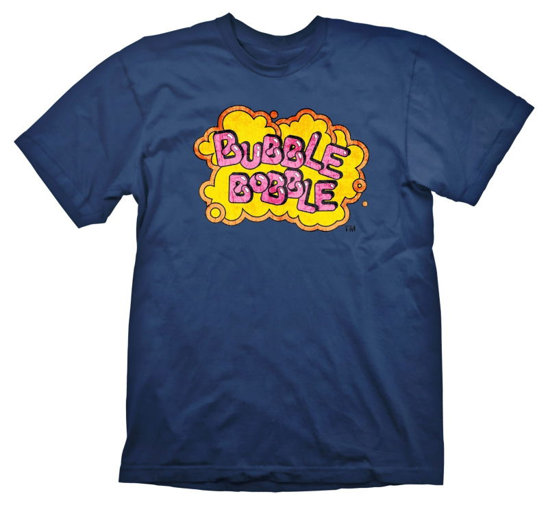 Bubble Bobble T-shirt Vintage Logo (S Size) image 1