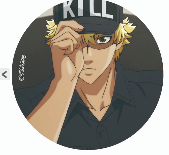 Cells At Work! Killer T Cell Cap With Can Badge Set image 4