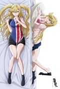 Hanebado! Original Illustration Heavy Weight 2-Way Premium Dakimakura Cover: Connie thumbnail 1