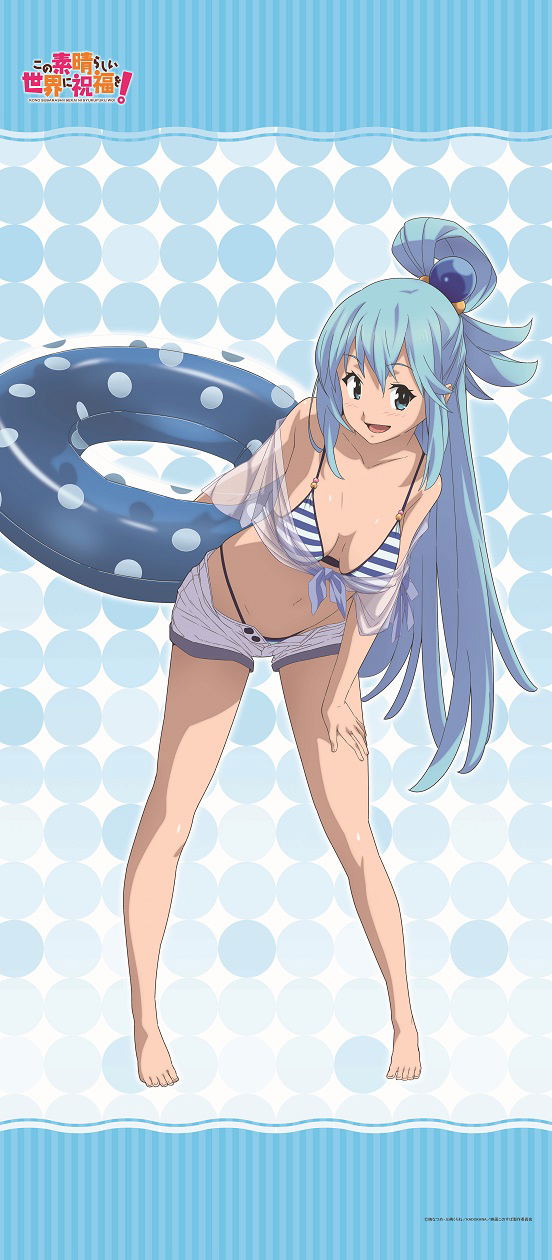 Kono Subarashii Sekai ni Shukufuku wo! Original Illustration Life-size Wall Scroll: Aqua image 1