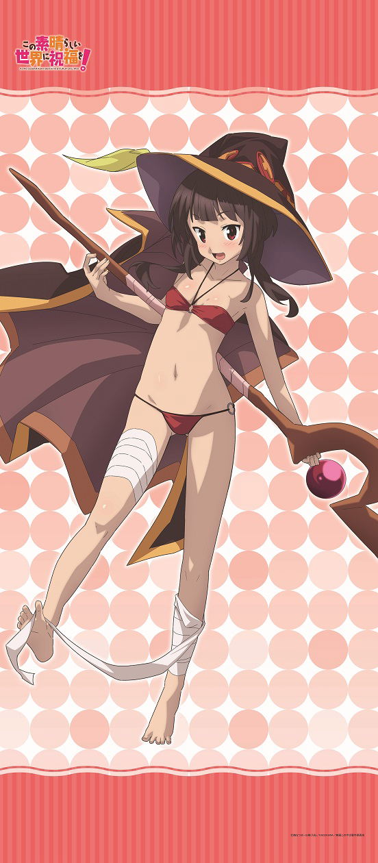 Kono Subarashii Sekai ni Shukufuku wo! Original Illustration Life-size Wall Scroll: Megumin image 1