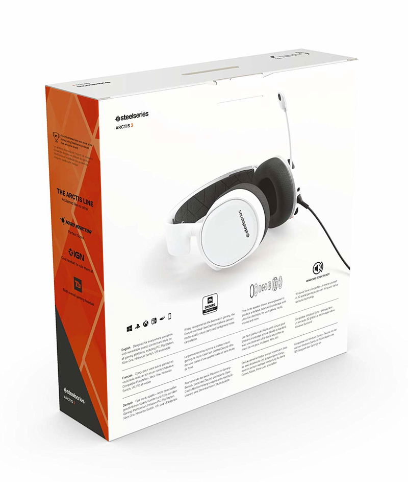 SteelSeries Arctis 3 2019 Edition (White) image 6