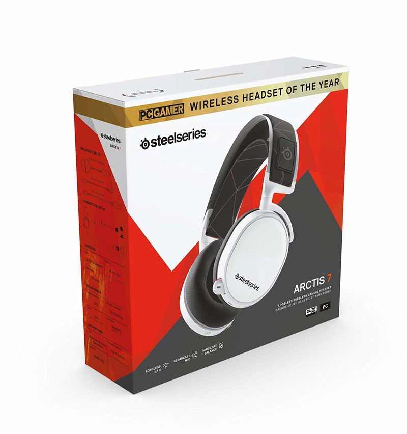 SteelSeries Arctis 7 2019 Edition (White) image 4