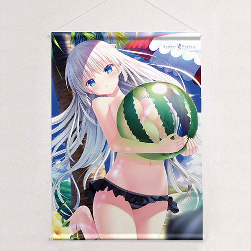 Summer Pockets B2 Wall Scroll: Shiroha Naruse / Swimwear image 1