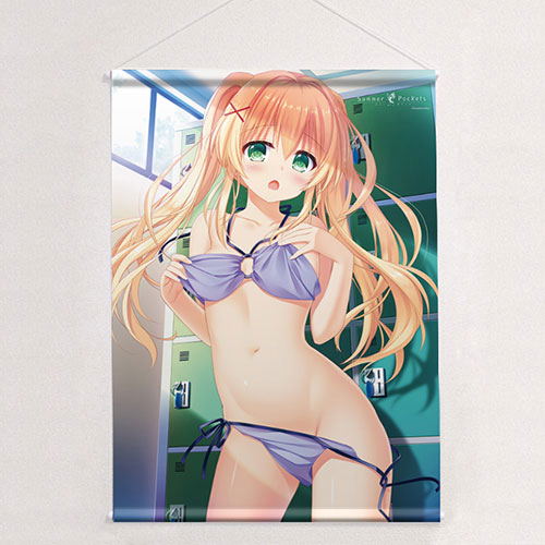Summer Pockets B2 Wall Scroll: Tsumugi Wenders /Swimwear image 1