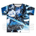 Neptunia Full Graphic T-shirt Next Black Ver. (L Size) thumbnail 2