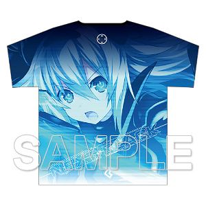 Neptunia Full Graphic T-shirt Next Black Ver. (L Size)
