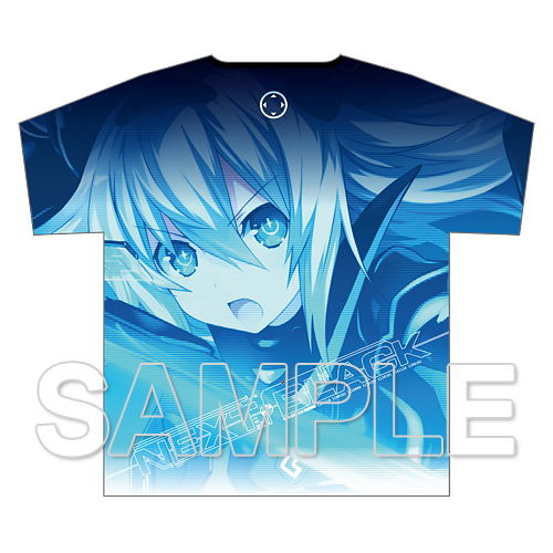 Neptunia Full Graphic T-shirt Next Black Ver. (L Size) image 3