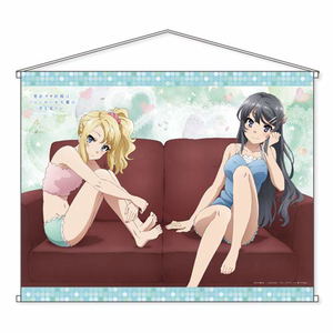 Seishun Buta Yarou wa Bunny Girl-senpai no Yume wo Minai B2 Wall Scroll: Mai & Nodoka_