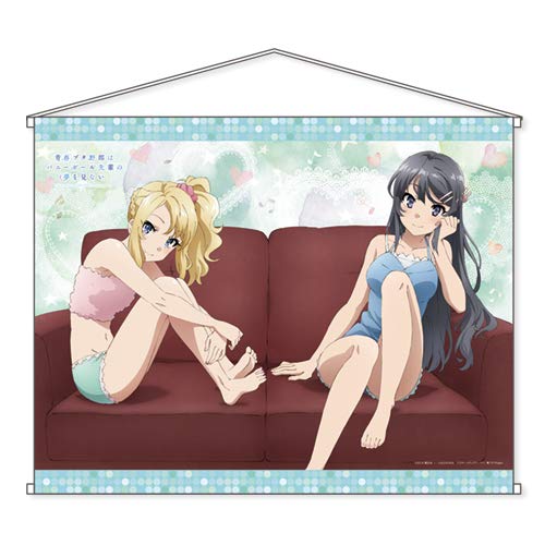 Seishun Buta Yarou wa Bunny Girl-senpai no Yume wo Minai B2 Wall Scroll: Mai & Nodoka image 1