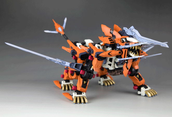Zoids HMM 043 1/72 Scale Model Kit: RZ-041 Liger Zero Schneider Marking Plus Ver. (Re-run) image 5