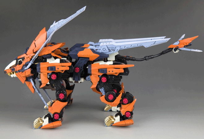 Zoids HMM 043 1/72 Scale Model Kit: RZ-041 Liger Zero Schneider Marking Plus Ver. (Re-run) image 7